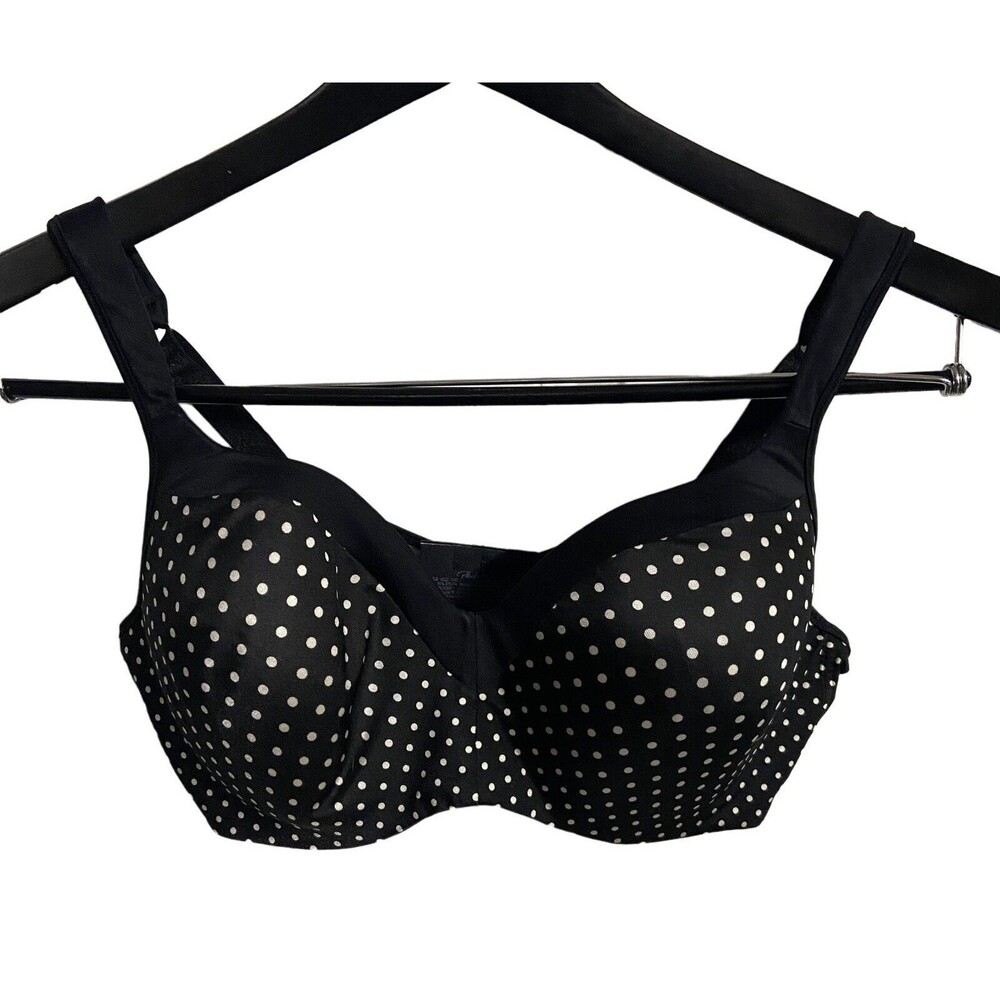 Playtex Underwire Bra Secrets Body Revelation Smooth Black and White 32 D